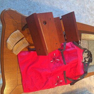 American Girl Samantha Style Desk, Kirsten Socks, American Girl Apron & Hanger